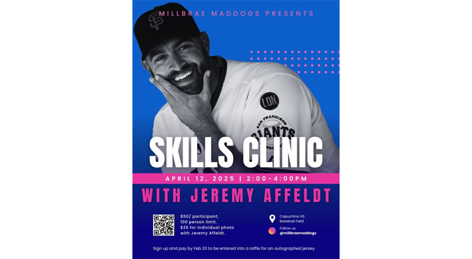 Baseball Skills Clinic with Jeremy Affeldt